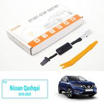 Skirta Nissan Qashqai J11 J12 2016-2025 Automatinio variklio sustabdymo ir paleidimo sistemos išjungiklis Išmaniojo variklio išjungimo automobilio Automatinio paleidimo/sustabdymo eliminatorius for 16-25Qashqai white