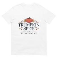 Trumpkin Spice and Everything ICE Fall Halloween Political T-Shirt S gray