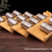 Bamboo & Acacia 4-Tier Spice Rack – Multifuntional Kitchen Storage Box