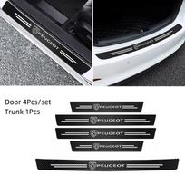 Automobilio durų slenksčio apsauginis kilimėlis, slenksčio lipdukai Peugeot 408 308 5008 208 2008 3008 Landtrek Rifter 508 301 108 608 4008 gray