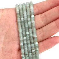 2x4mm turkis Agatas Jades tarpinės karoliukai plokšti apvalūs natūralaus akmens ametistas tigro akių karoliukai papuošalams gaminti pasidaryk pats apyrankės karoliai auskarai Green Aventurine gray