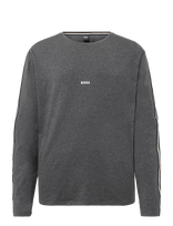 BOSS - Unique Ls-Shirt - Marškinėliai ilgomis rankovėmis - Pilka