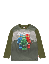 Lego Wear - Lwtaj 611 - T-Shirt L/S. - Ilgarankoviai marškinėliai - Chaki spalva