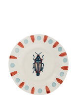 Anna + Nina - Beetle Bug Wall Decoration Plate - Sienų dekoras - Kreminė spalva