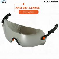 Aksesuarai akiniams Aolamegs modelio ABS saugos šalmui su ANSI ir CE sertifikatais gray