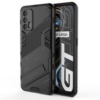 Dėklas Realme GT 5G Realme GT 2 3 GT Neo 2 3 GT Master Apsauginis Dėklas Smūgiams Atsparus Silikoninis Šarvuotas PC Apsauginis Telefono Bamperis Realme GT 5G Realme GT Neo 2 black