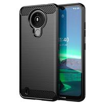 Silikoninis minkštas dėklas Nokia 1.4, skirtas Nokia XR20 G20 G10 X10 1.4 5.4 3.4 8.3 6.2 7.2, TPU guma, pluošto piešinys, TPU plonas dėklas For Nokia 5.3 juoda