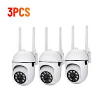 5 vnt. 5MP WiFi kamera 2,4 GHz saugos stebėjimo PTZ IR naktinio matymo judesio aptikimo namų saugos kamera su 2 antenomis vaikui 3 Pcs UK Plug