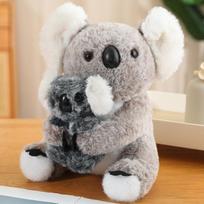Pliušiniai žaislai Motina ir vaikas Koala Pingvinas Minkšta lėlė Pliušinė pagalvė-antklodė Namų dekoracija Gimtadienio dovanos Mergaitėms ir berniukams about 25cm