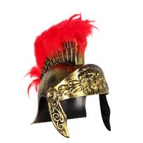 Suaugusiųjų riterio šalmas Senovės Europos vaidmenų žaidimai Graikų romėnų riterio skrybėlė Karnavalo vakarėlis Cosplay pasirodymai Kostiumas A red