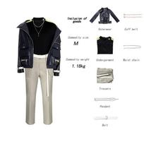 Anime  Pjsk Aoyagi Toya Shinonome Akito Cosplay Costume Project Sekai Coat Top Pants Uniform Game Suit Halloween Party Outfits 2XL 60-65kg smėlis