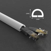 Soft Pvc Wall Cord Cover Sleeve Cable Concealer Household Cable Sleeves Soft Rubber Trunking Protector Wire Hiders gray