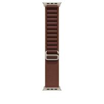 APPLE 49mm Burgundy Alpine Loop - Large - Natural Titanium Finish