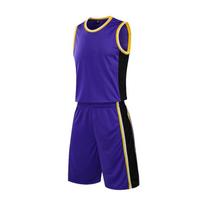 Šviesi lenta apvali apykaklė Lakers krepšinio marškinėliai Vaikų suaugusiųjų kostiumas Treniruočių Treniruočių Laisvalaikio marškinėliai 3XS-5XL kids' size m/140 blue