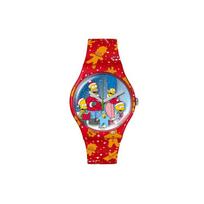 SWATCH Unisex 41mm Watch SUOZ361 SUOZ361 Multicolor Watch Dial red