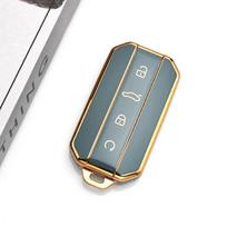 Auto Remote Key Case Cover Bag Keyless Protector For Chery Jaecoo J7 7 J5 5 Fashion TPU Car Shell Fob Holder Accessories silver edge key cover pilka