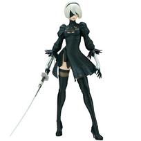 Figure Anime NieR 2B 28cm standing posture knife wielding ornament worth collecting models handsome sister Action Figure gifts 28cm black