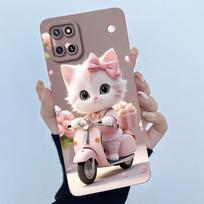 Dėklas Samsung Galaxy Note 10 Lite Animacinis Katukas Minkštas Silikonas Apsauga Kamerai Telefonų Dėklai Samsung Note 10lite Dangtelio Korpusas Samsung Note 10 Lite gray