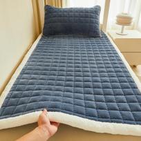 Prabangus pieno aksomo sulankstomas tatami čiužinio pagrindas bendrabučiams ir namams Single Pillowcase gray