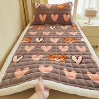 Prabangus pieno aksomo sulankstomas tatami čiužinio pagrindas bendrabučiams ir namams Single Pillowcase brown
