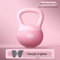 Colored Soft Kettlebells for Home Fitness 2.5-10 kg - Ideal for Women's Glute Lifting and Men's Squats.