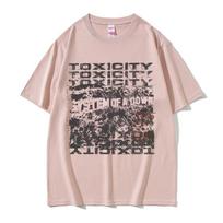 System of A Down Toxicity Albumo Grafinis Marškinėlis Unisex Moteriški Drabužiai Roko Alternatyvus Metalo Marškinėliai Unisex 90s Vintage Streetwear S gray