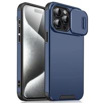 Stumdoma kameros objektyvo apsauga Telefono dėklas For For Iphone 16 15 14 11 12 13 Pro Max Plus 16E 3Mini Vienspalvė šarvuota smūgiams atspari apsauga For iPhone 16E gray