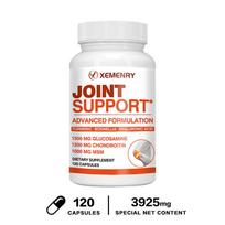 XEMENRY Glucosamine Chondroitin, high content, contains turmeric, frankincense, and hyaluronic acid, easily absorbed, suitable for adults. 120*1