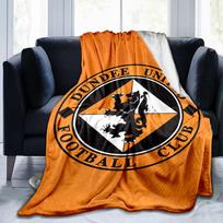 Dundee United emblema spausdinta pledų antklodė Minkštos flanelinės antklodės sofai, lovai Dovanos vyrams, moterims Pikinė antklodė Kalėdinės dovanos 75x90cm