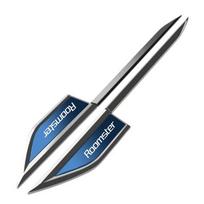 KJGK5 2 x Car Body Fender Side Metal Chrome Zinc Alloy Knife Side 3D Emblems Badge Sticker Decals For Skoda ROOMSTER SCALA Yeti RAPID gray