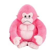 Gorilla Plushies Chimpanzee King Kong Plush Toy Doll Birthday Gift 35cm rožinė
