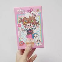 Genuine Milay Girl Syndrome Series Blind Box Fashion Doll Kawaii Model Toy Room Desktop Ornament Birthday Present pink