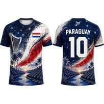 Paragvajaus Vėliavos Spausdinimo Futbolo Marškinėliai 2026 Nauji Vasaros Sportiniai Kvėpuojantys Greitai Džiūstantys Marškiniai Unisex Futbolo Treniruočių Apranga 3XL gray
