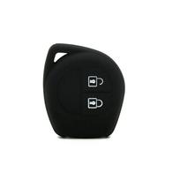 Silicon Car Keys Cover For Suzuki Alto Baleno Window Grand Liana Cap SX4 Swift Vitara Key Case Keychain Shell Accessories juoda
