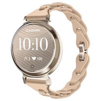 Elastinė silikoninė apyrankė, skirta Garmin Lily 2, 14 mm šviesiai ruda spalva