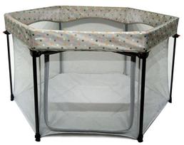 Foldable Metal Safety Playpen for Kids - No Installation Needed žvaigždė