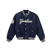 New Era MLB New York Yankees Letter Print Logo Warm Long Sleeve Baseball Jersey Unisex jersey Deep-Blue 13781135 XXL blue