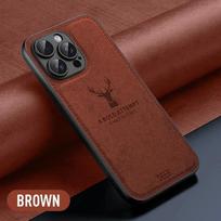 Luxury Deer Cortex Phone Case For iPhone 11 12 13 14 15 16 Pro Max X XS XR Max Plus Bumper Cases Cover For iPhone 15Pro ruda