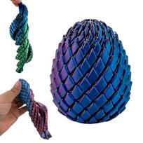 3D spausdintas drakono kiaušinio streso žaislas, lankstus, tempomas, sensorinis Fidget žaislas, deformuojamas drakono kiaušinis, dovana vaikams ir suaugusiems Fidgets