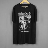 Chaos UK T-Shirt Short Sharp Shock 80S Hardcore Punk Band The Varukers Disorder Men's Short Sleeves Top Printed Shirts XS gray