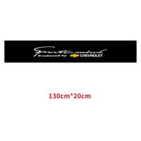 Automobilio priekinio stiklo lipdukai Priekiniai ir galiniai dekoratyviniai lipdukai Chevrolet Cruze Captiva Sail Corsa Aveo priedams juoda