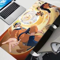 Pelės padėklas Nešiojamojo kompiuterio žaidimų stalo kilimėlis Juoda ir balta Manga pelės padėklas Anime biuro kompiuterio Naruto Uzumaki kilimas Žaidėjo klaviatūros padėklas 30x60cm brown