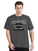 Mk2 Escort T-Shirt  Gift For Dad Him Birthday Men's Clothing Oversized Tshirt O-collar Summer C XL black