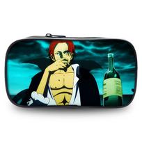 One Piece Luffy & Zoro Pencil Case - Cool Cartoon Print Stationery Bag