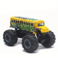 Modelis Traukiamas Veiksmo Žaislas Monster Truck Lydinio Dideli Ratai Žaidimo Transporto Priemonė Automobilio Dovana Berniukams Mergaitėms Monster Mokyklinis Autobusas Lietas Metalas