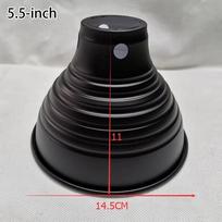 1 vnt. kupolinis šildymo roplių šviestuvas gyvatėms, vėžliams, roplių terariumo apšvietimui 5.5-inch