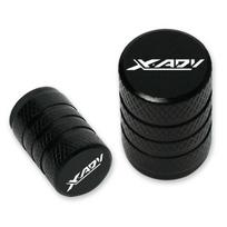 2pcs For HONDA X ADV X-ADV XADV 750 2021-2022 2023 UJYTE3 Accessories Motorcycle CNC Aluminum Tire Valve Air Port Stem Cover Caps black