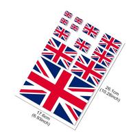 British Union Jack Flag Car Stickers UK Decal Vinyl Decoration Motorcycle Decor Stickers Waterproof Sunscreen Car Styling Cover Style 1