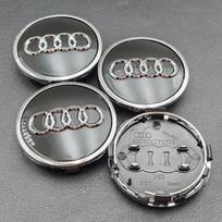 4 vnt. Audi automobilio ratų centriniai dangteliai 60 61 68 69 Suderinami su A7 A8 S4 S6 A3 A4 A5 A6 Ratlankio dangtelio emblemos priedai 4B0601170 black