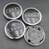 4 vnt. Audi automobilio ratų centriniai dangteliai 60 61 68 69 Suderinami su A7 A8 S4 S6 A3 A4 A5 A6 Ratlankio dangtelio emblemos priedai 4B0601170